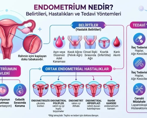 Endometrium Nedir? Belirtileri, Hastalıkları ve Tedavi Yöntemleri